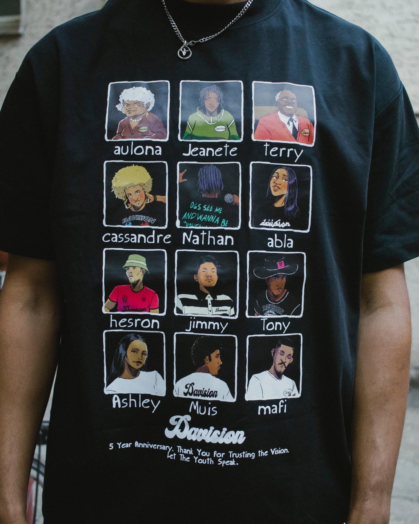 T-SHIRT 5TH ANNIVERSARY BLACK