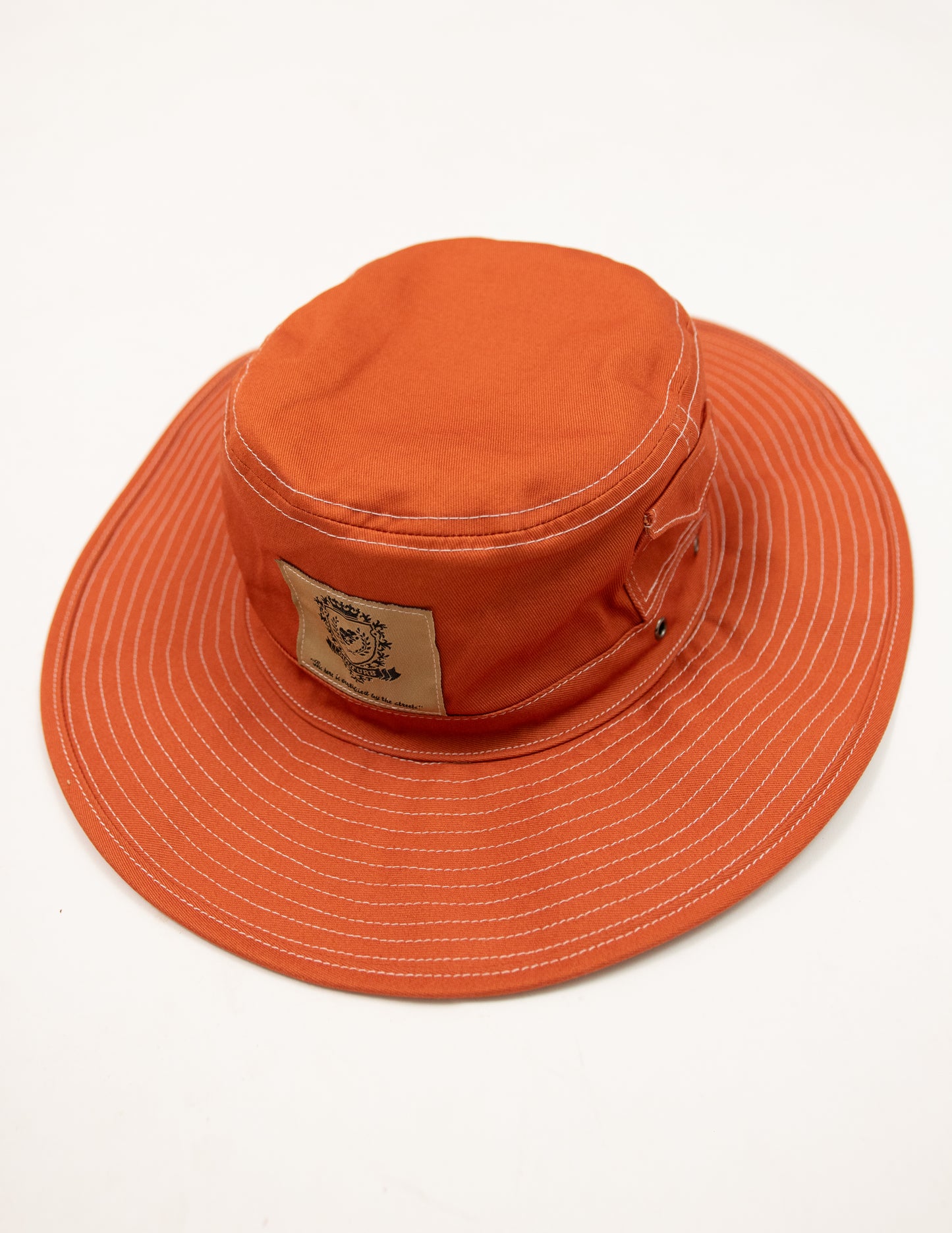 BRIMMER HAT ORANGE-BROWN