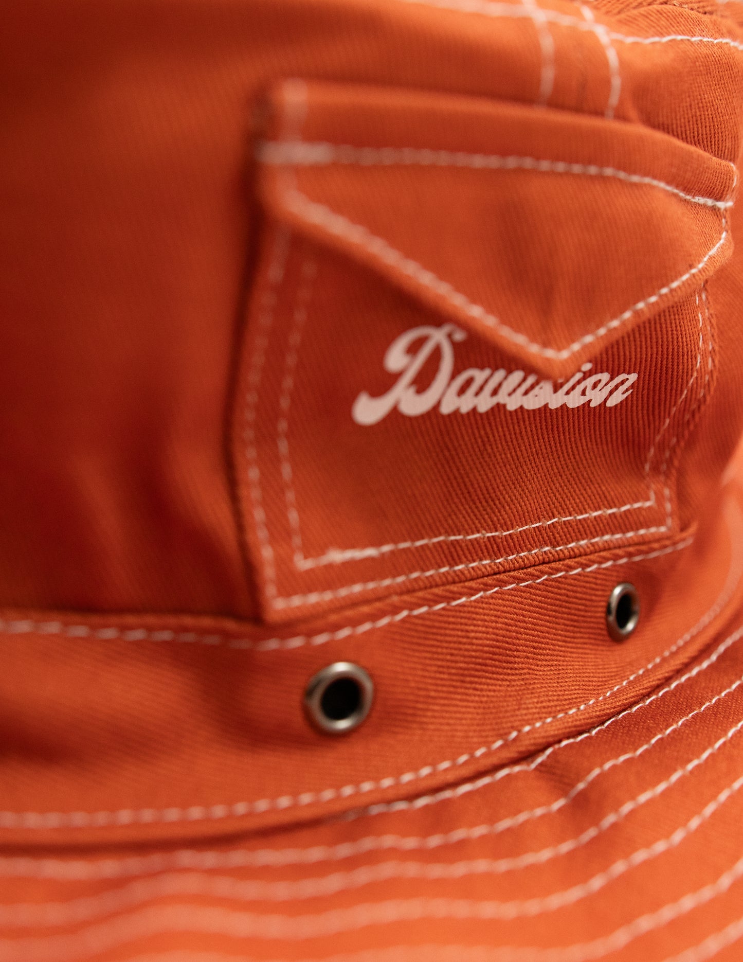 BRIMMER HAT ORANGE-BROWN