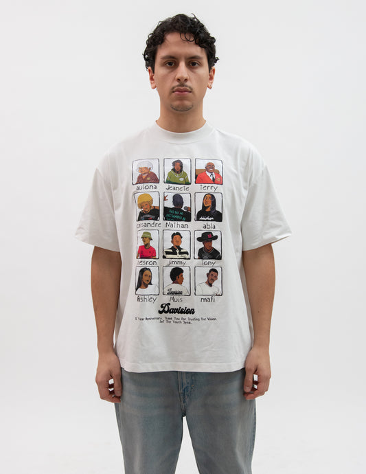 T-SHIRT 5TH ANNIVERSARY WHITE