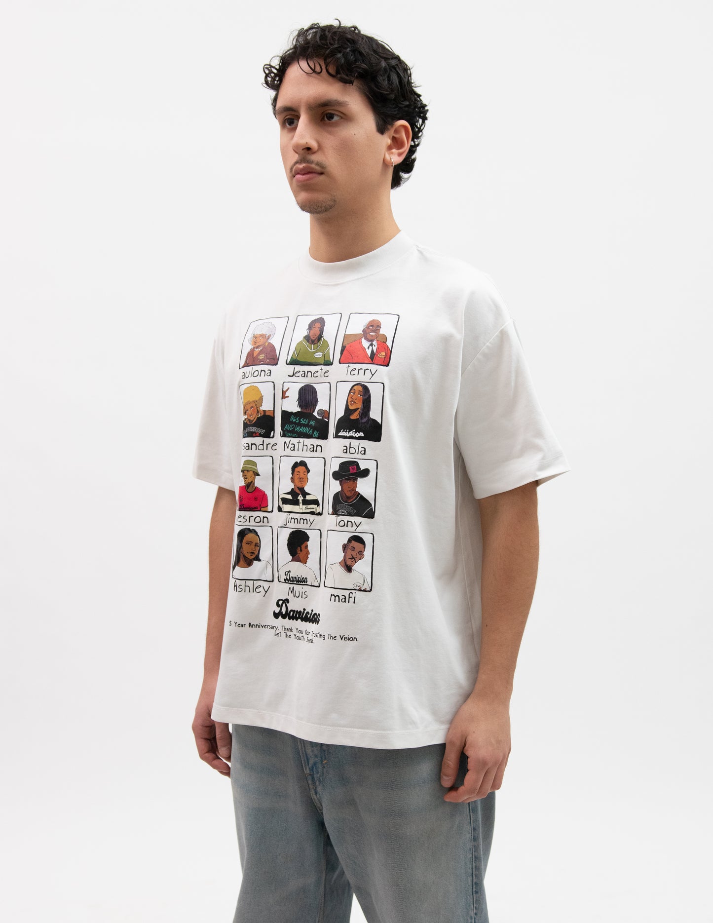 T-SHIRT 5TH ANNIVERSARY WHITE