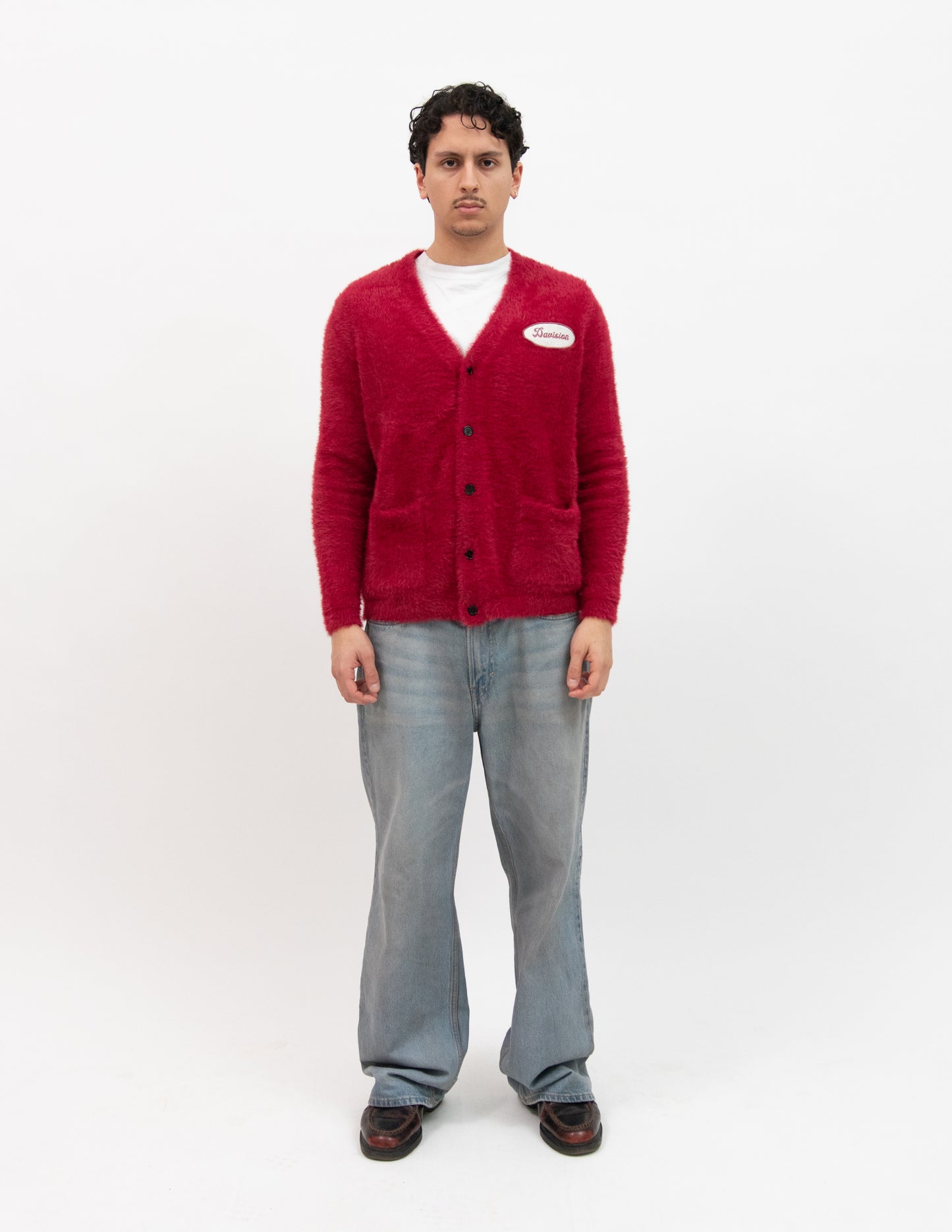 RED CARDIGAN