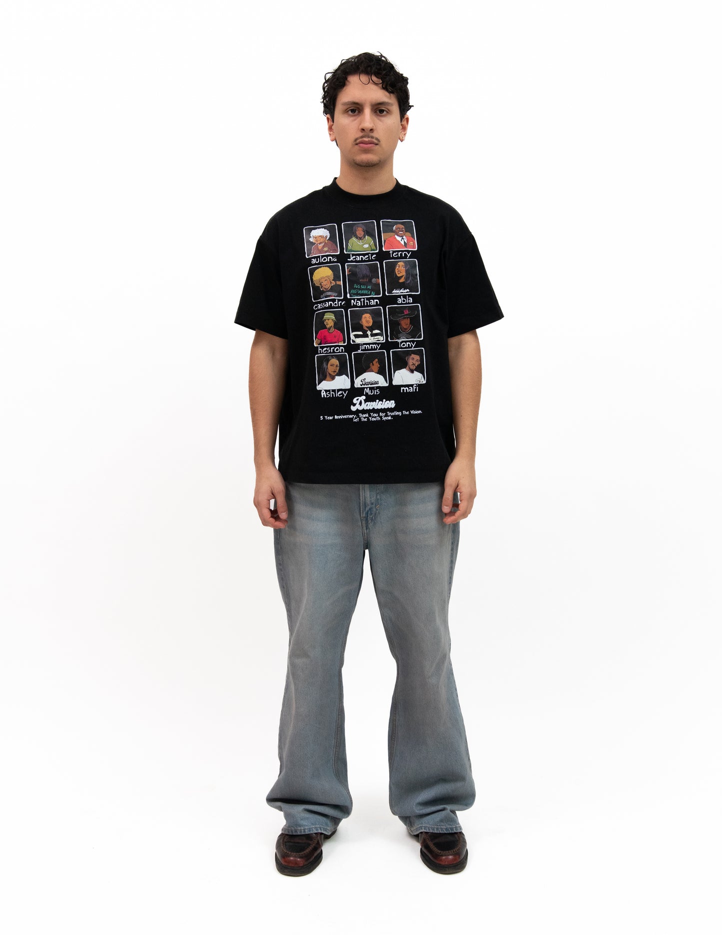 T-SHIRT 5TH ANNIVERSARY BLACK