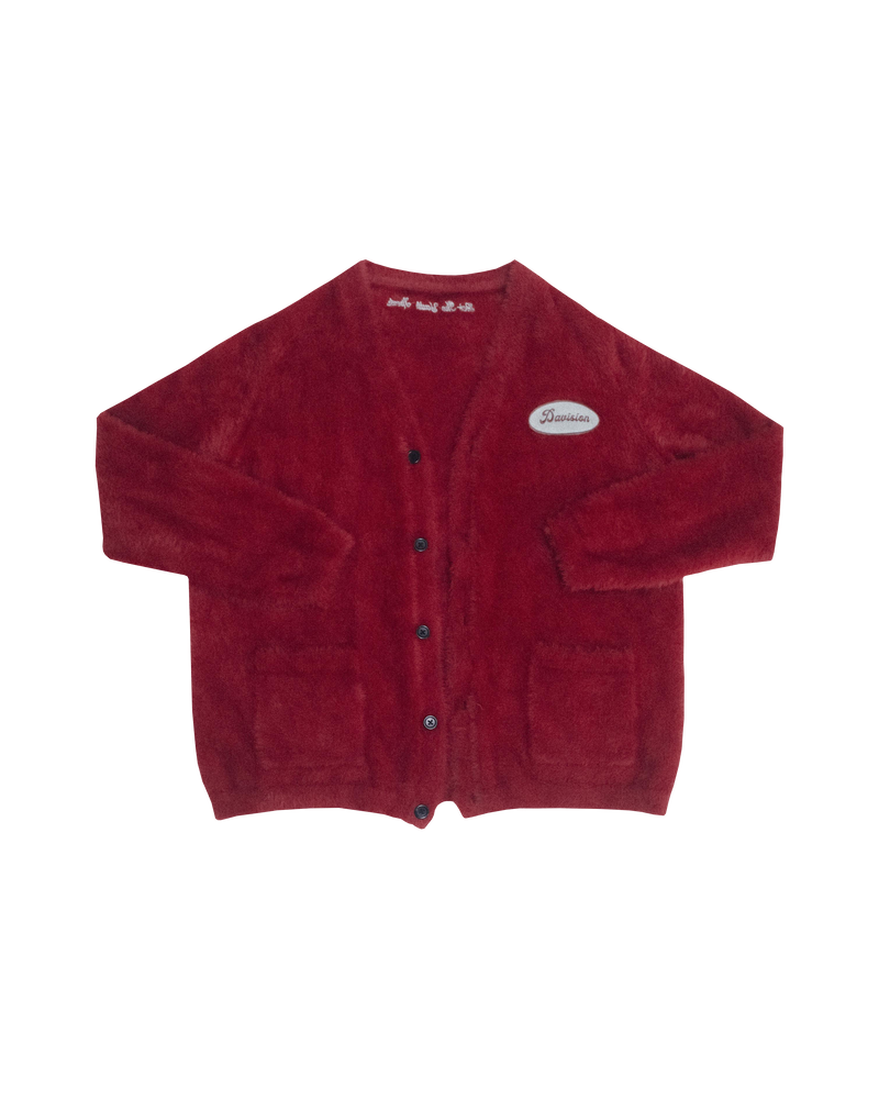 RED CARDIGAN