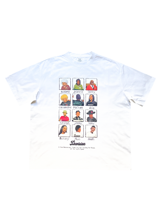 T-SHIRT 5TH ANNIVERSARY WHITE